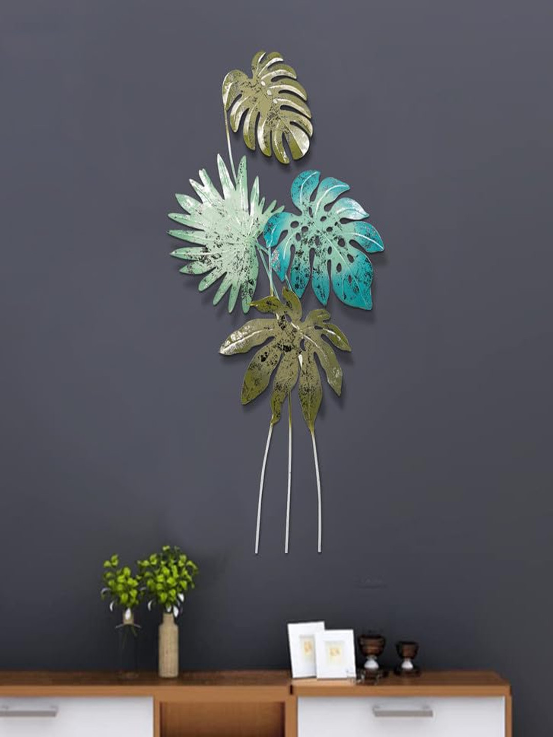 

Cocovey Homes Green And Blue Floral and Botanical Wall Core