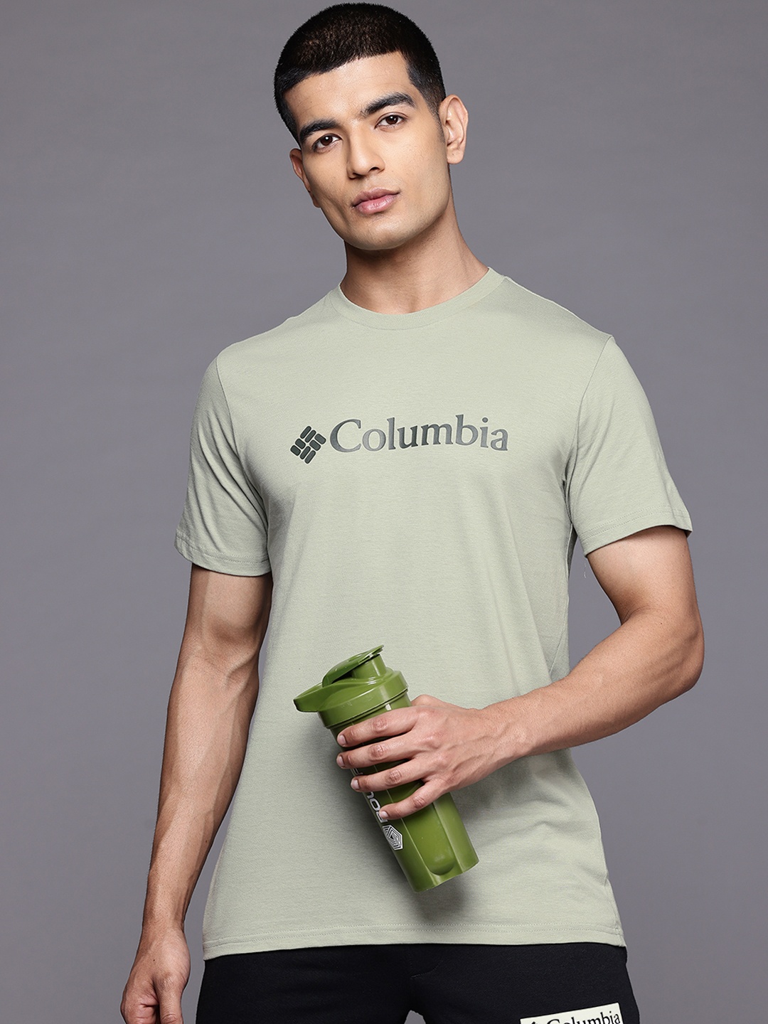 

Columbia Brand Logo Printed T-shirt, Green