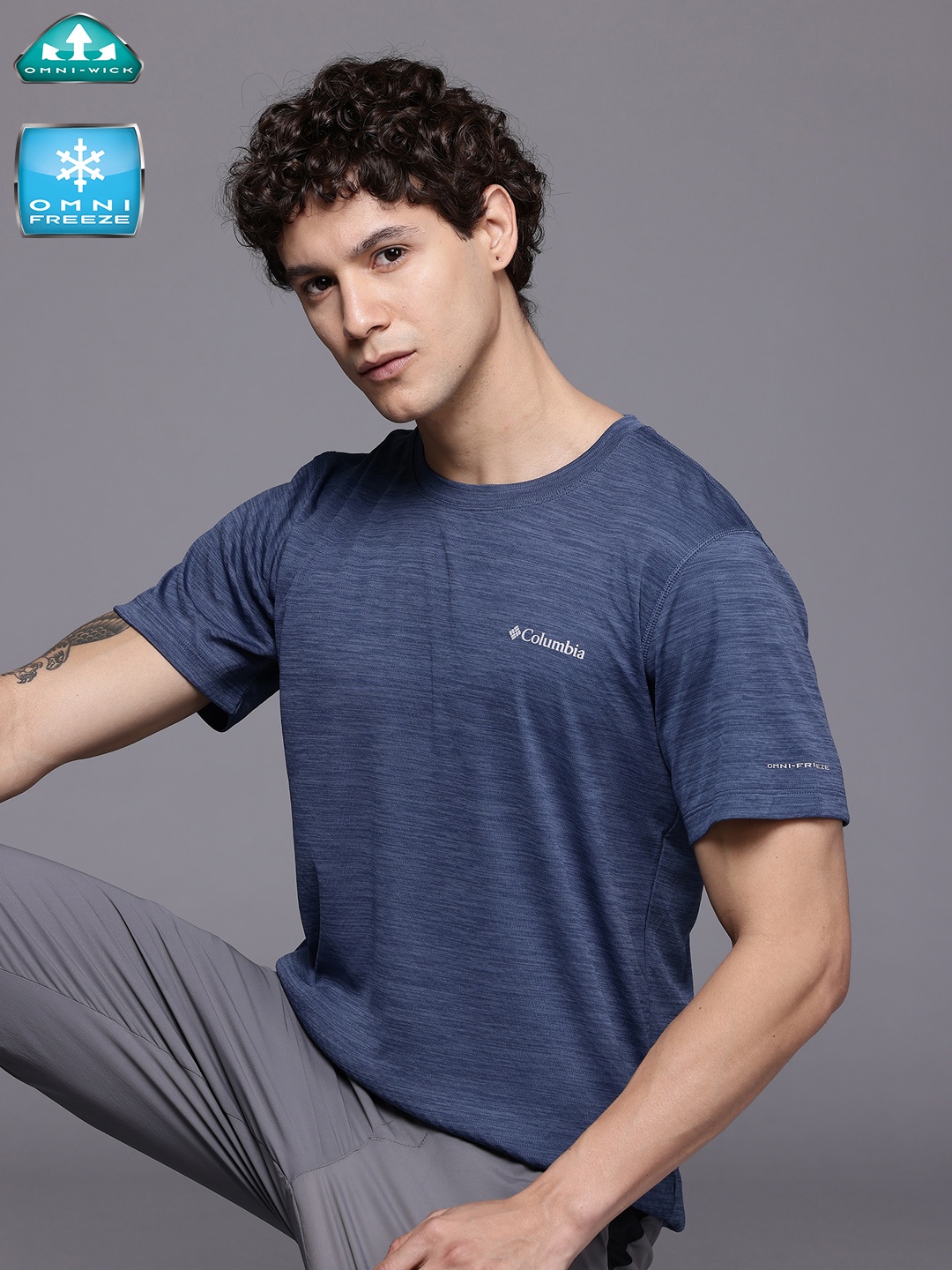 

Columbia Omni Wick Zero Rules Short Sleeve T-shirt, Blue