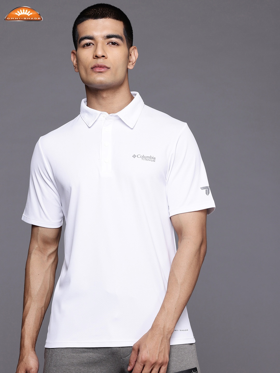 

Columbia Omni-Wick Summit Valley Polo T-shirt, White