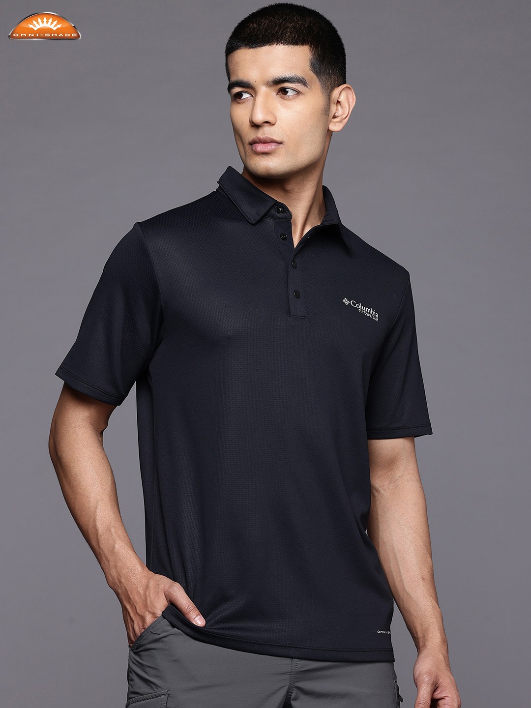 

Columbia Omni-Wick Summit Valley Polo T-shirt, Black