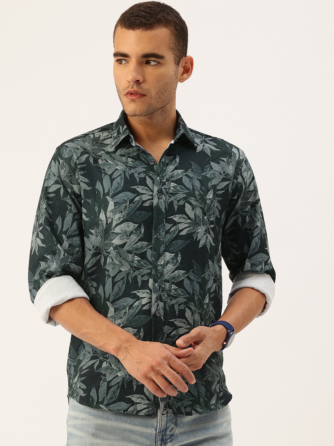 

FIFTY TWO Men Comfort Opaque Casual Shirt, Multi