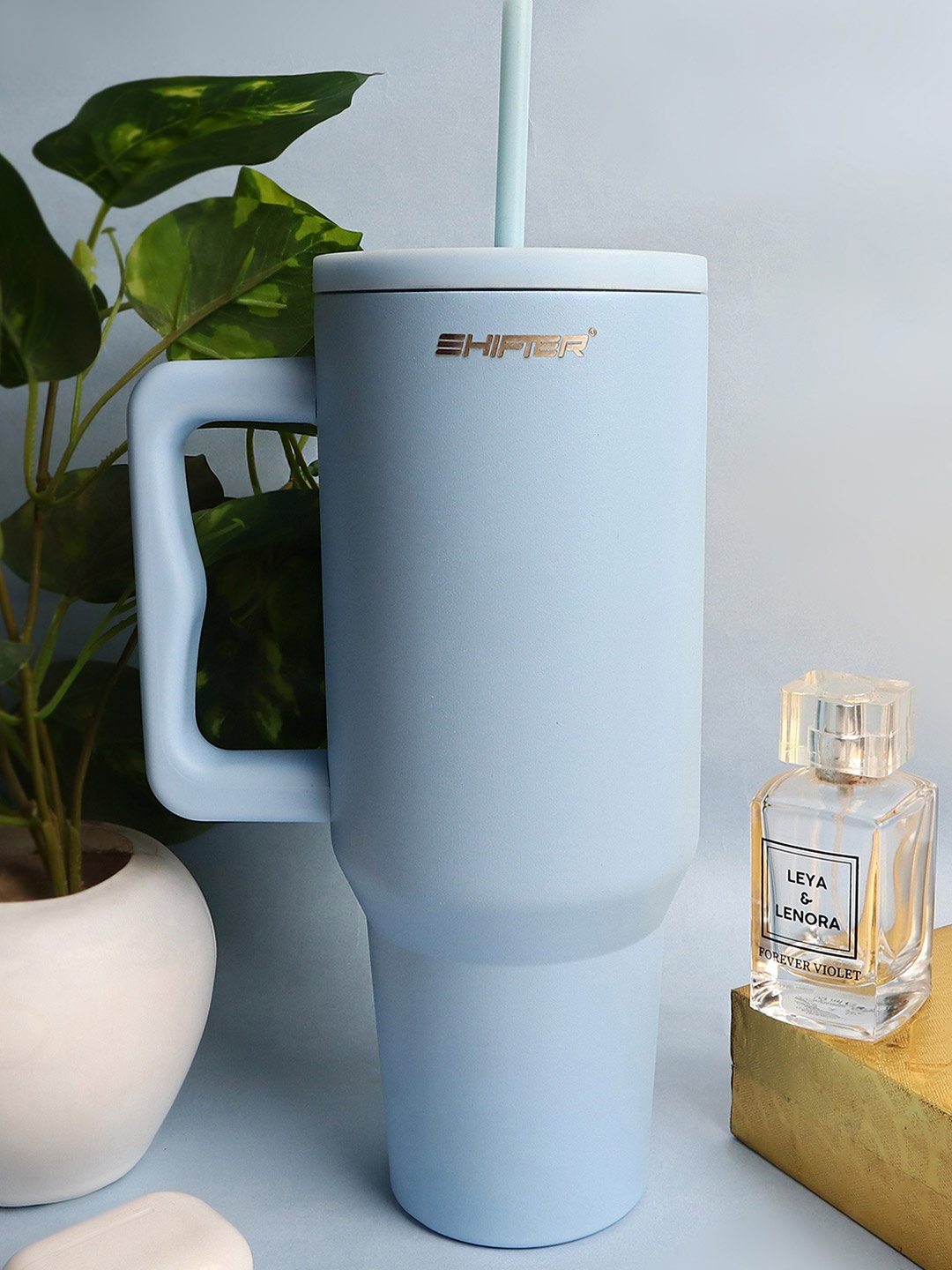 

SHIFTER Blue Stainless Steel Sipper Water Bottle 1200 ml