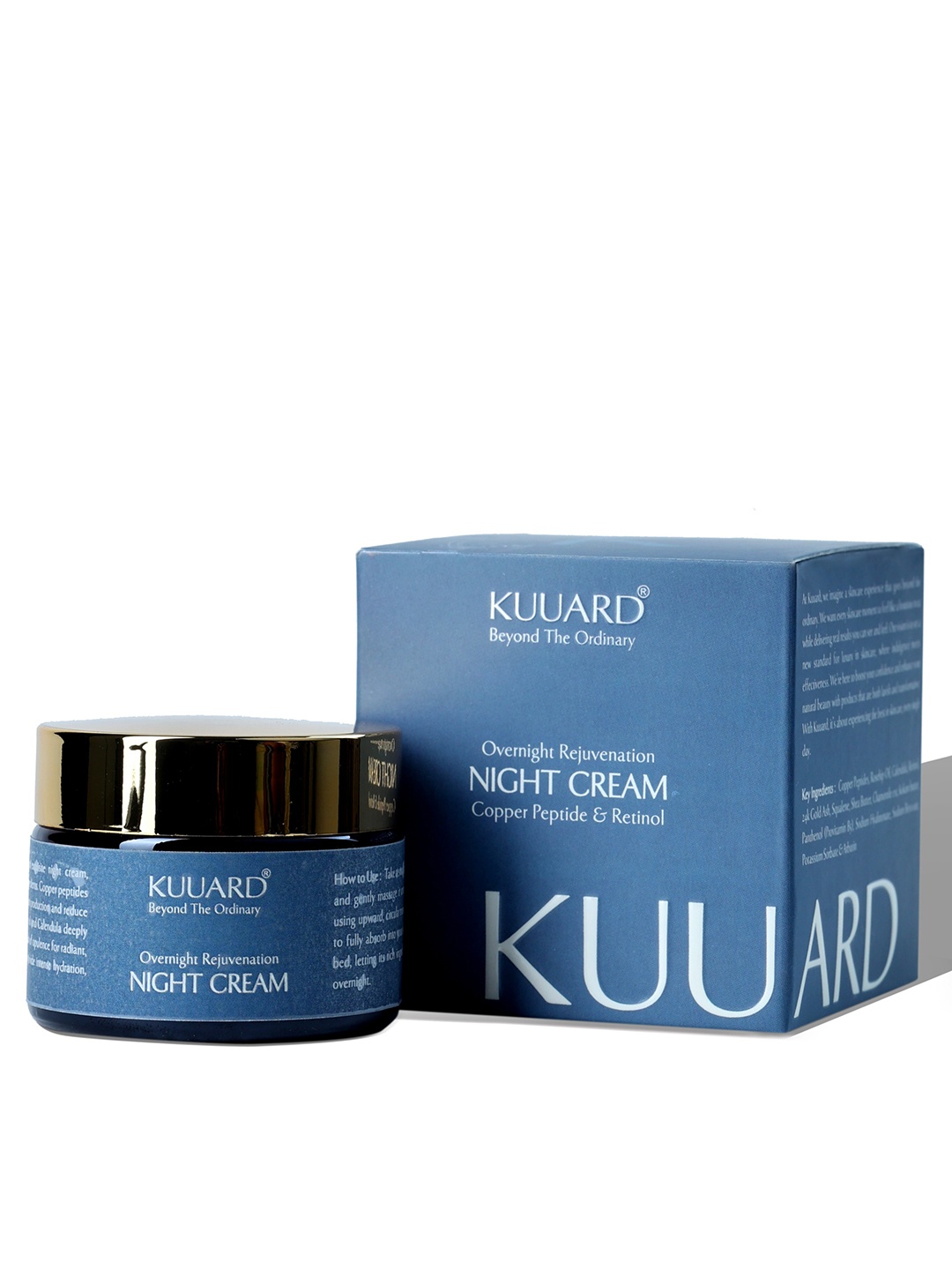 

Kuuard - beyond the ordinary Night Cream With Real 24k Gold - 50g, White