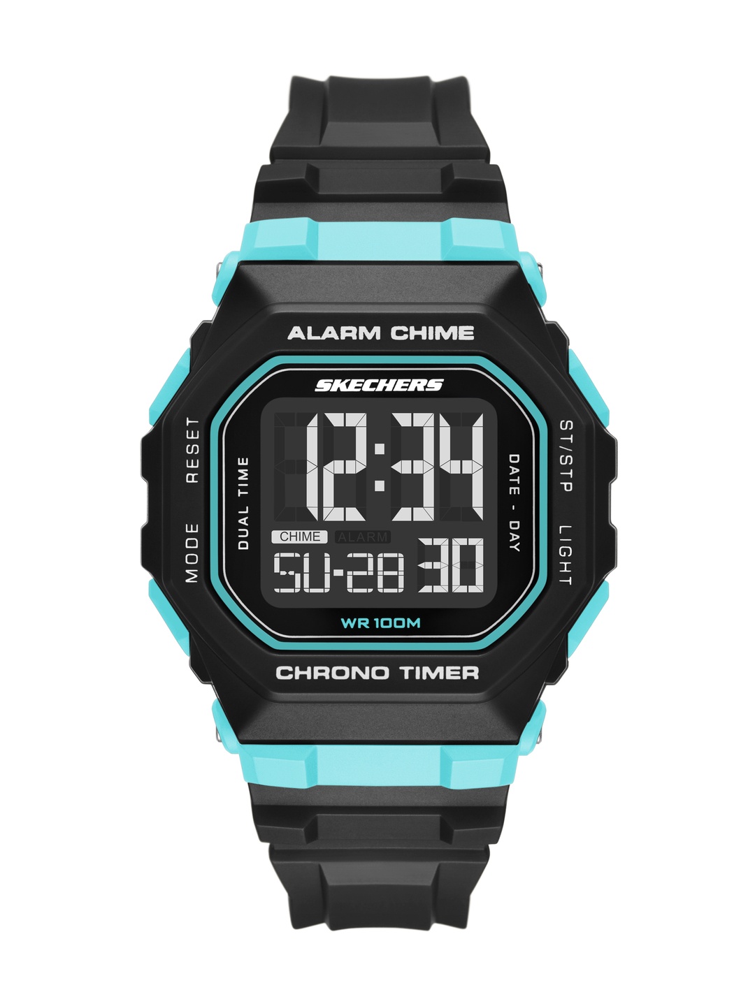 

Skechers Men Whitfield Multi Function Digital Watch SR1187, Black
