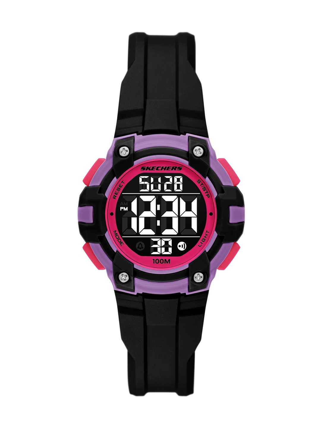 

Skechers Women Anoka Digital Watch SR2148, Black