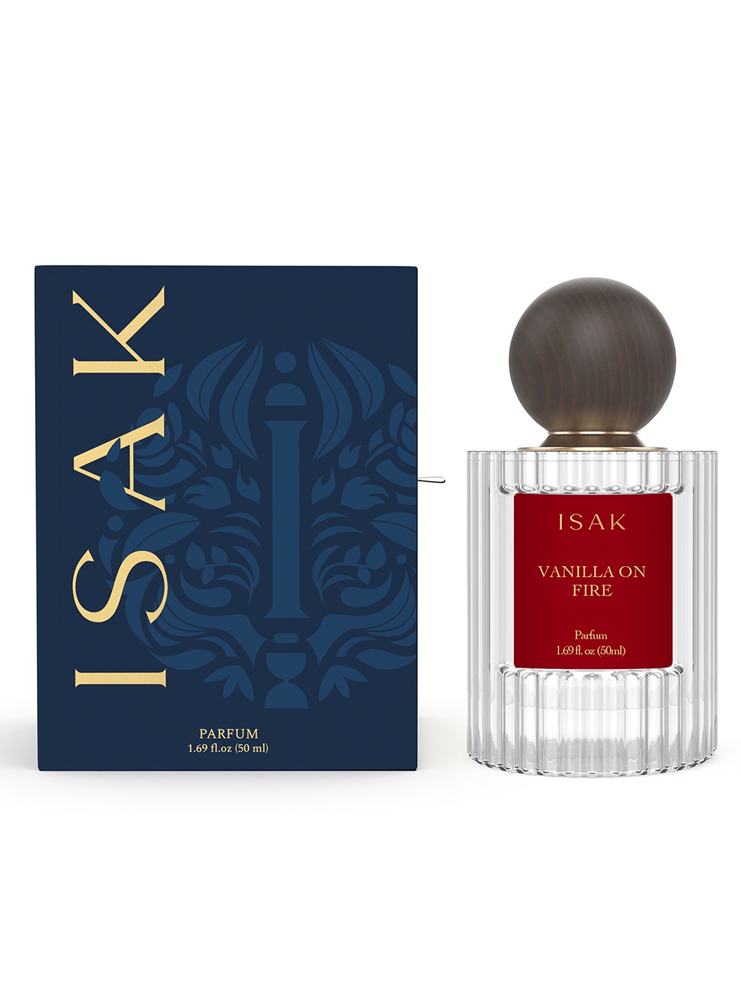 

ISAK Vanilla On Fire Long lasting Eau De Parfum- 50 ml, Transparent