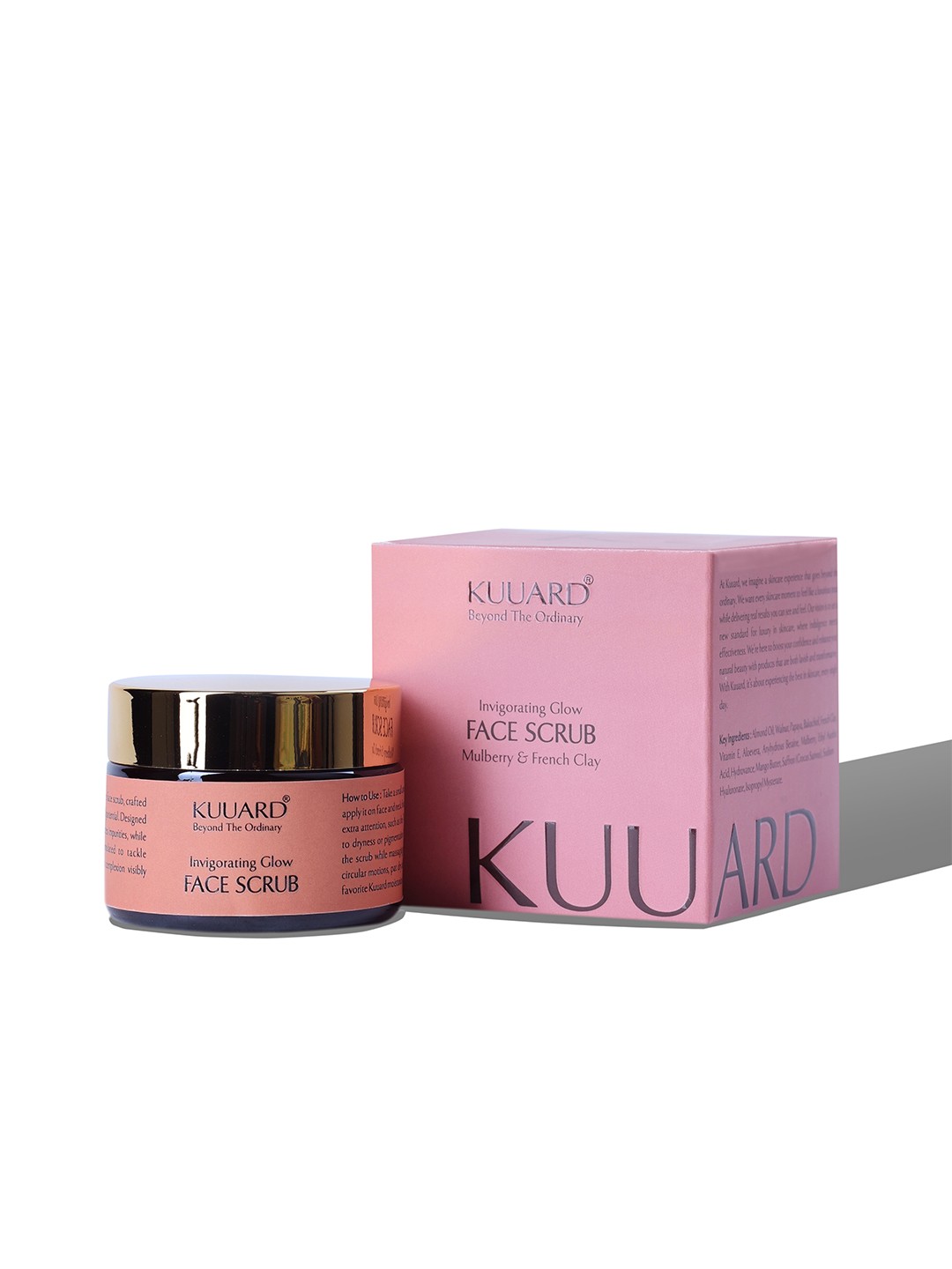 

Kuuard - beyond the ordinary Invigorating Glow Face Scrub For Blackheads - 50 g, Brown