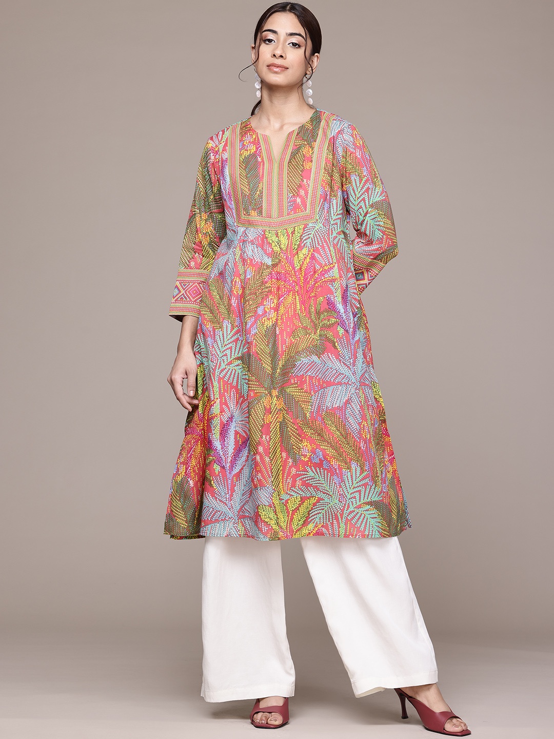 

aarke Ritu Kumar Tropical Printed Kurta, Multi