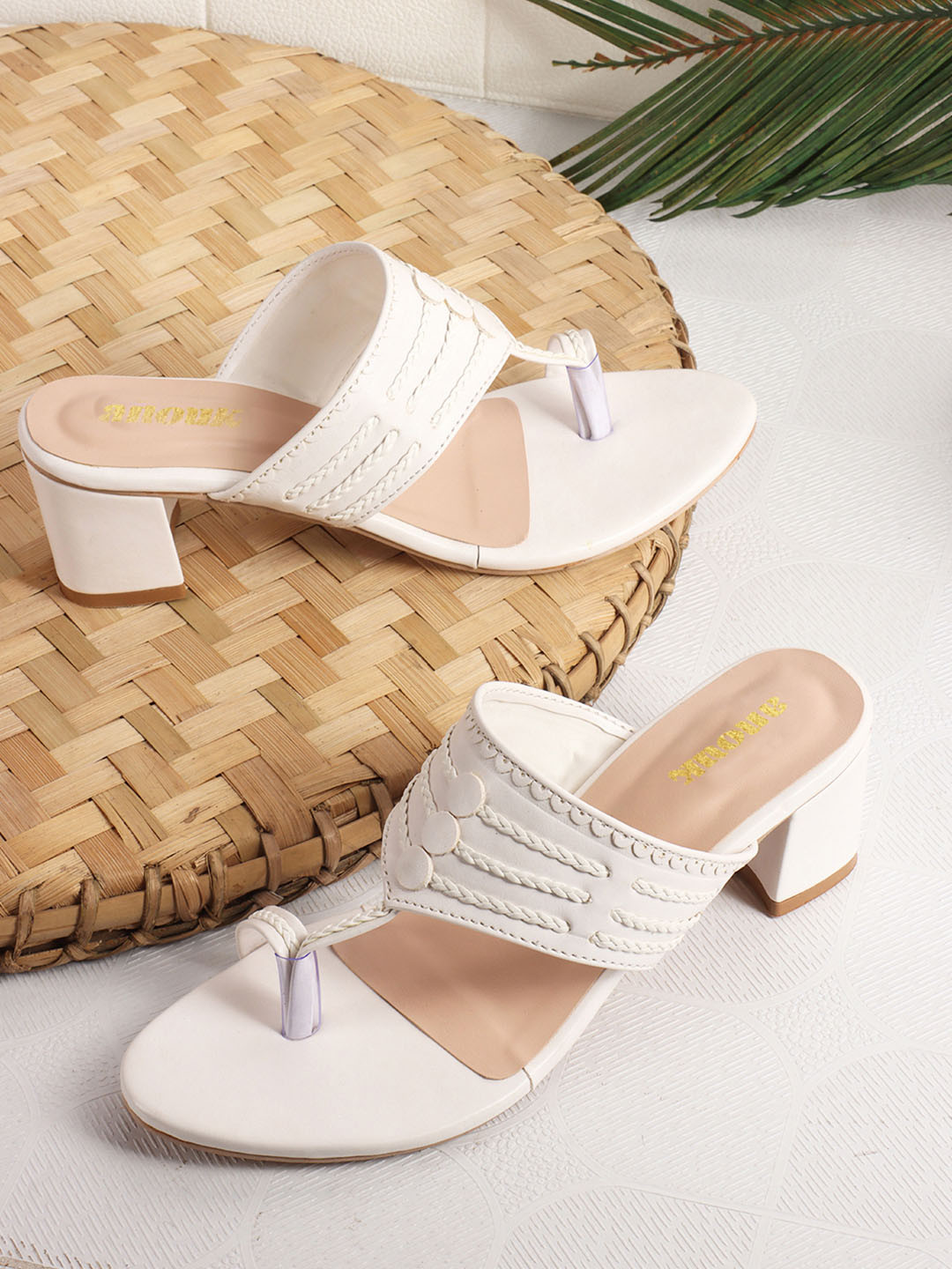 

Anouk Block Sandals, White