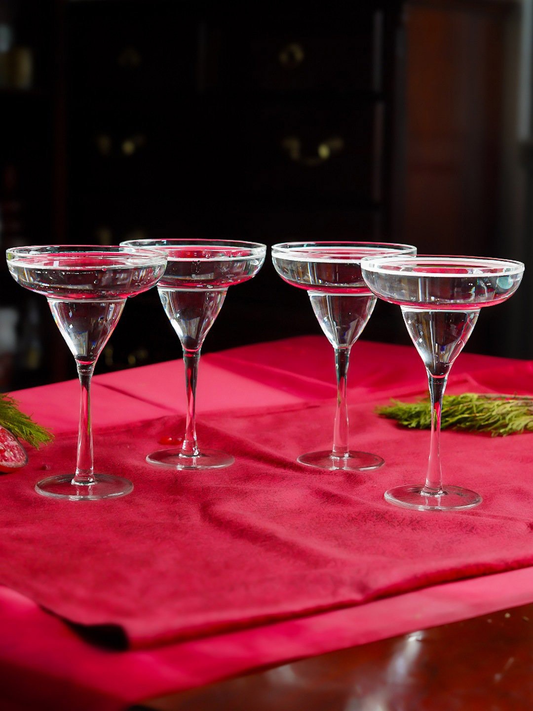 

Aura Transparent 4 Pieces Borosilicate Margrita Bar Glass