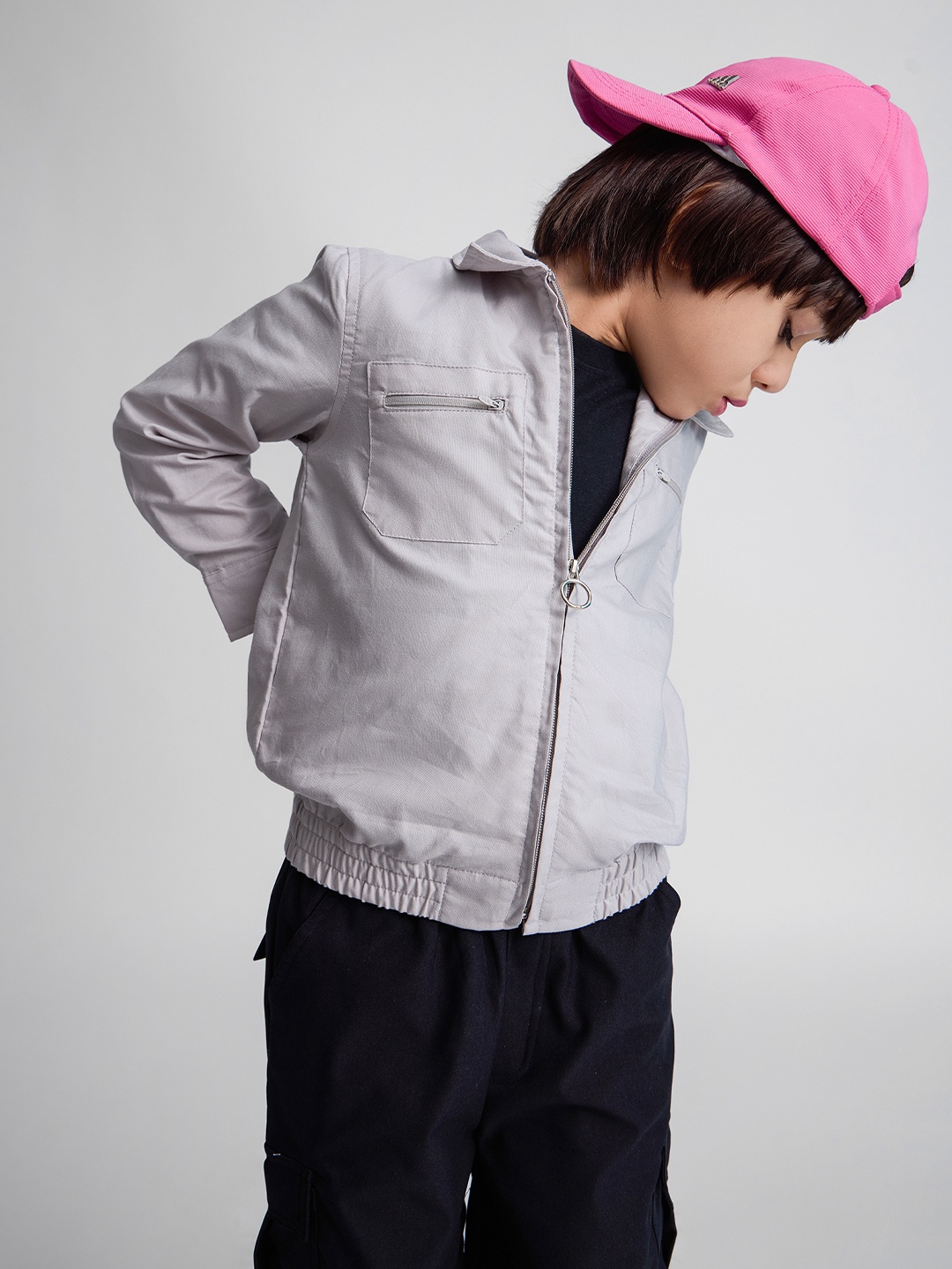 

taffykids Boys Bomber Jacket, Grey