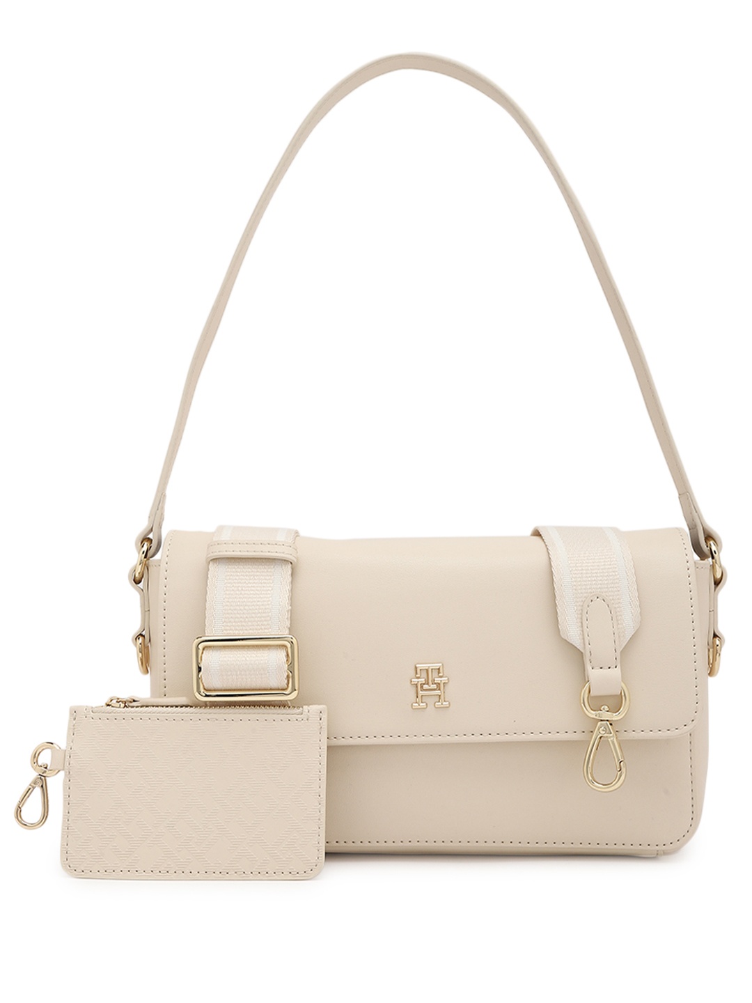 

Tommy Hilfiger PU Structured Handheld Bag, Red