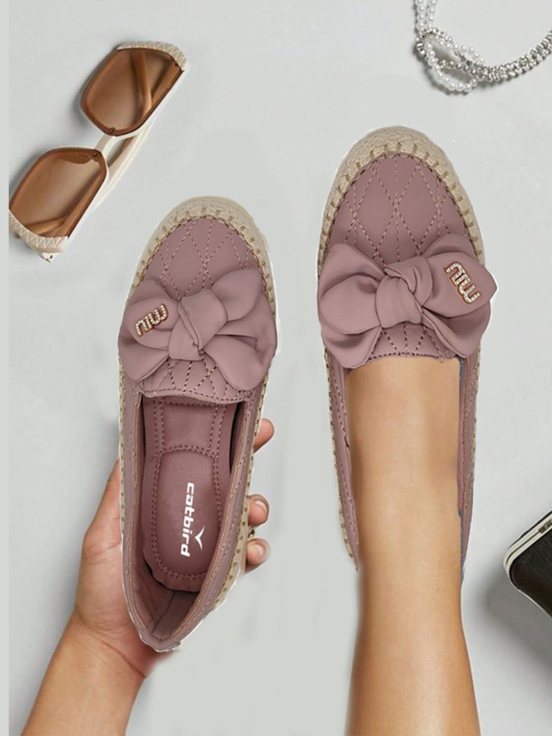 

CATBIRD Women Espadrilles, Pink