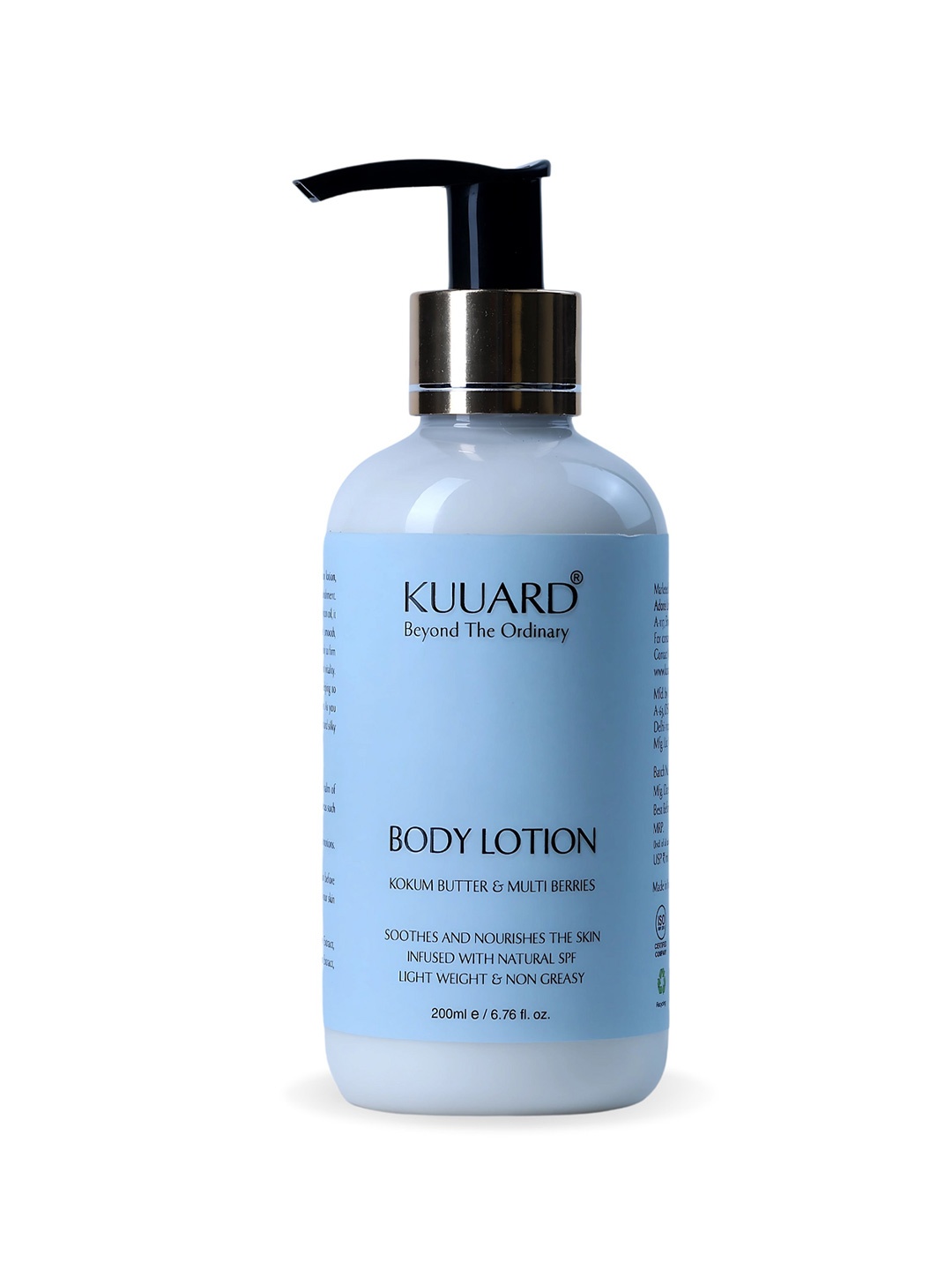 

Kuuard Beyond The Ordinary Kokum Butter & Multi Berries Nourishing Body Lotion - 200 ml, Blue