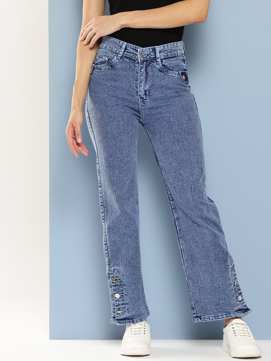 

Aarika Women Acid Wash Jeans, Blue