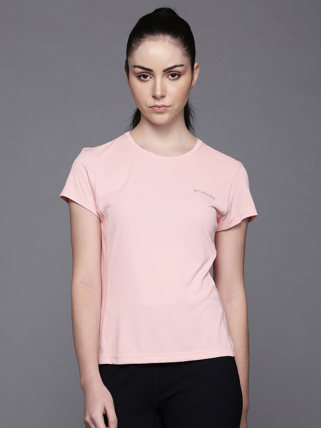 

Columbia Omni-Wick Zero Rules Printed Sports T-shirt, Pink