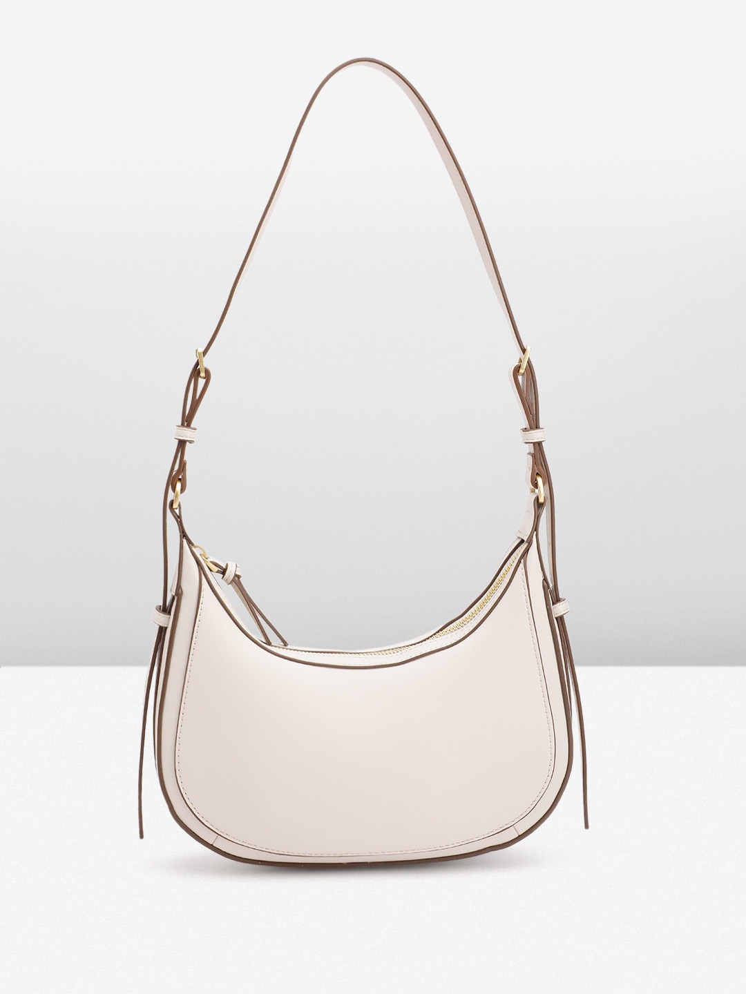

MANGO Structured Shoulder Bag, Off white