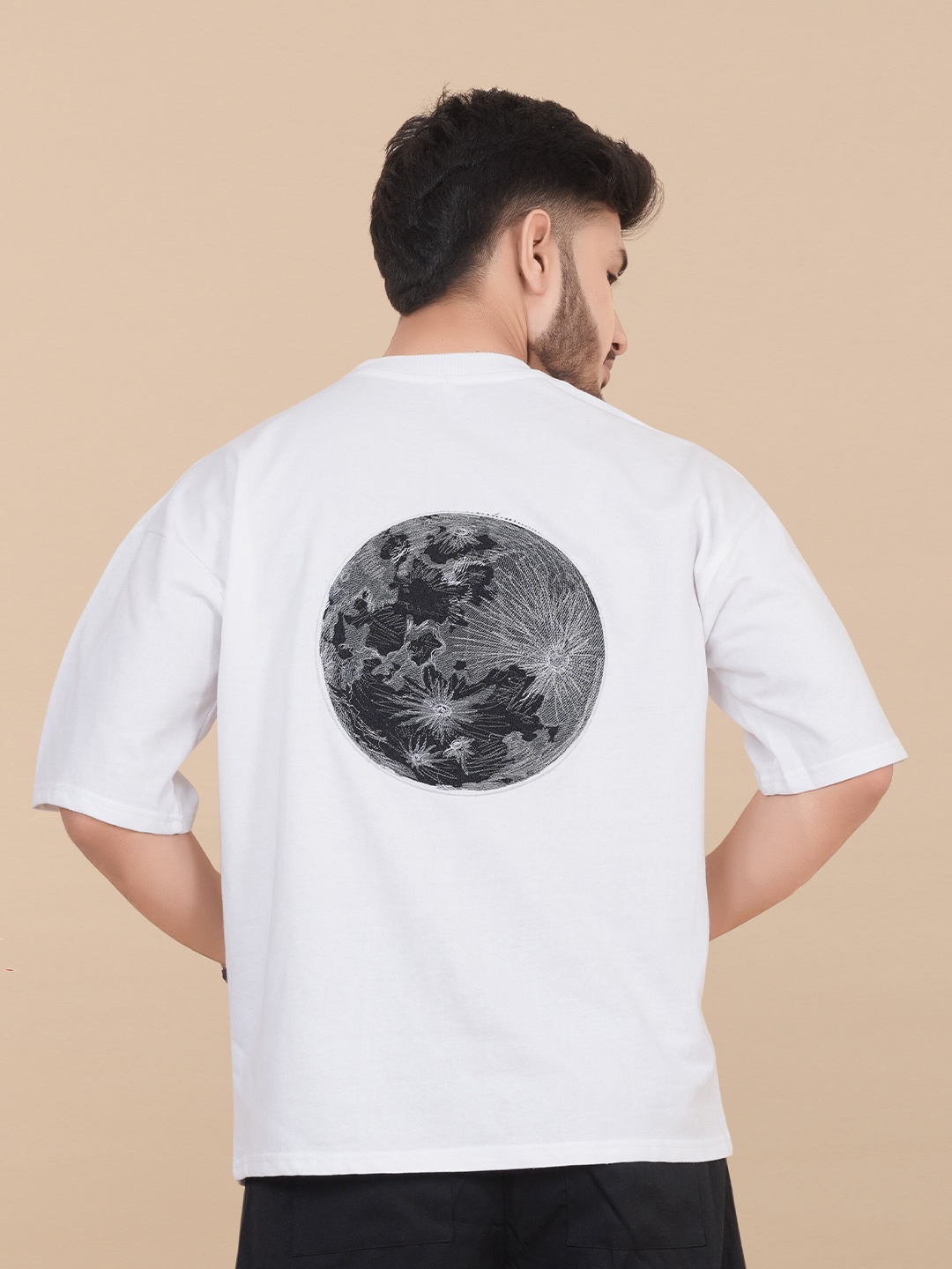 

Moda Rapido Men Printed Pockets T-shirt, White