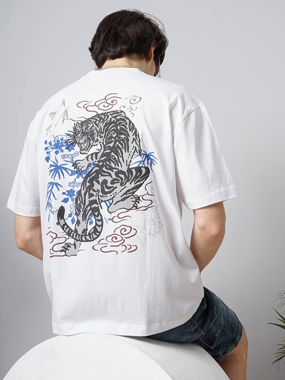 

Genoa Men Printed T-shirt, Off white