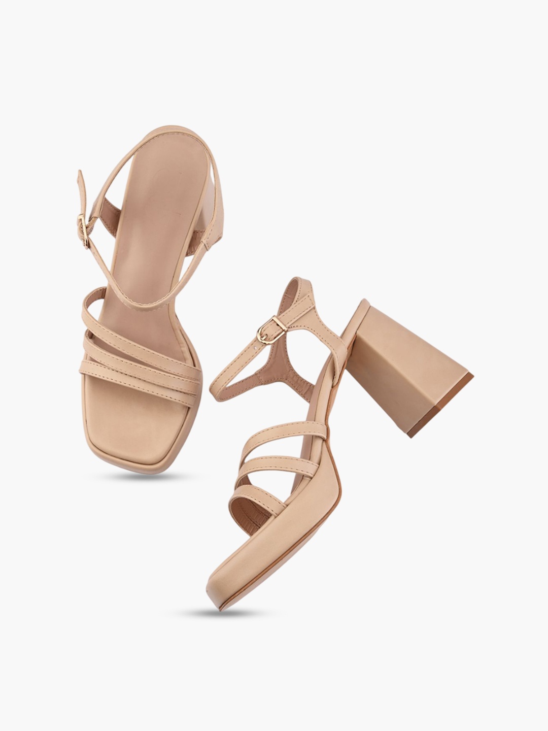 

Elevato Basics Party Platform Sandals, Beige