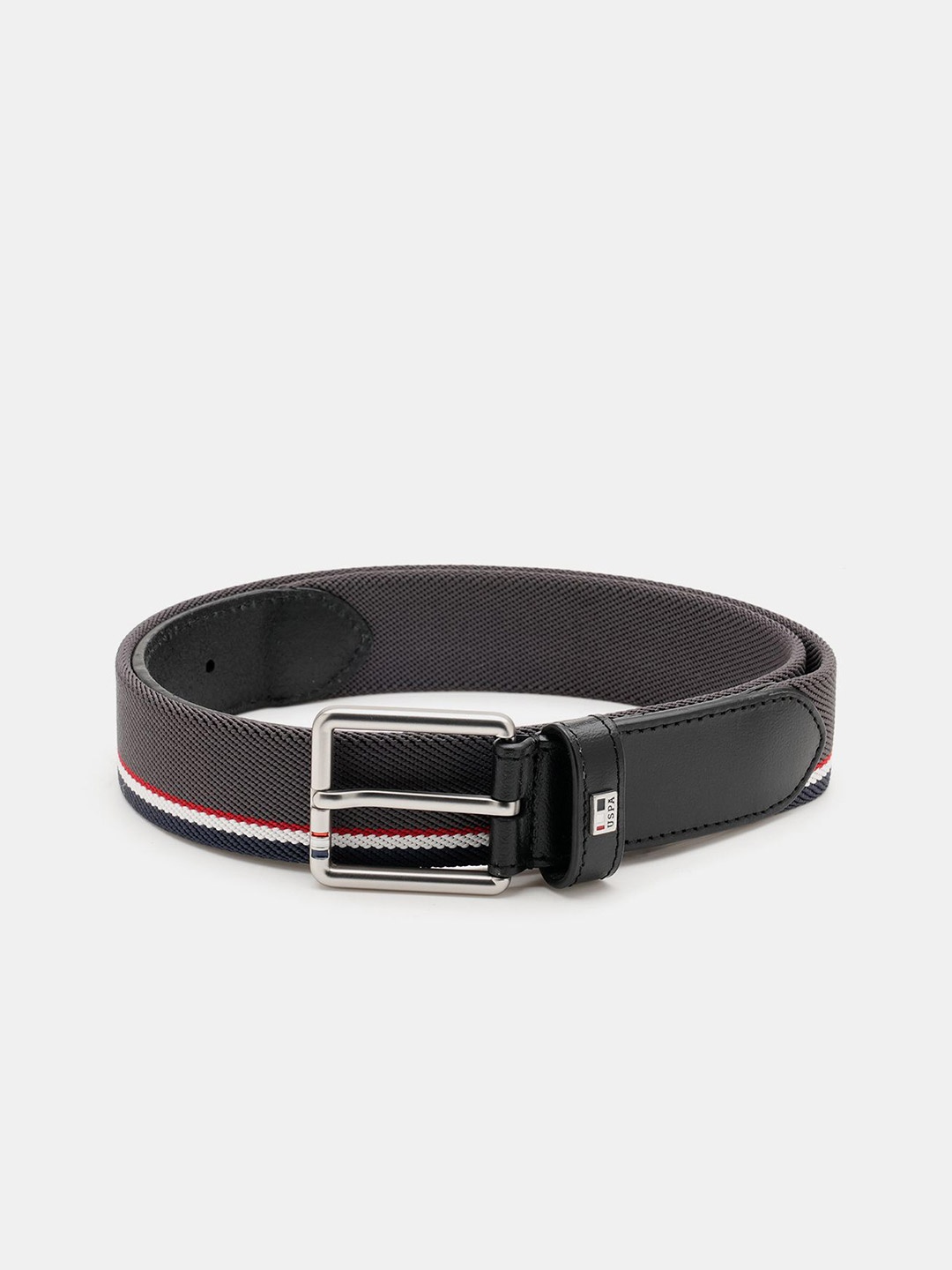 

U.S. Polo Assn. Men Leather Reversible Belt, Grey