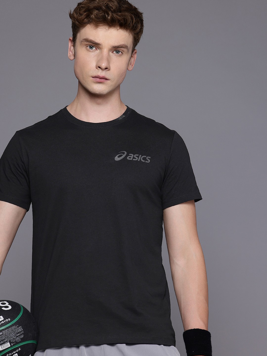 

ASICS Round Neck Training T-shirt, Black
