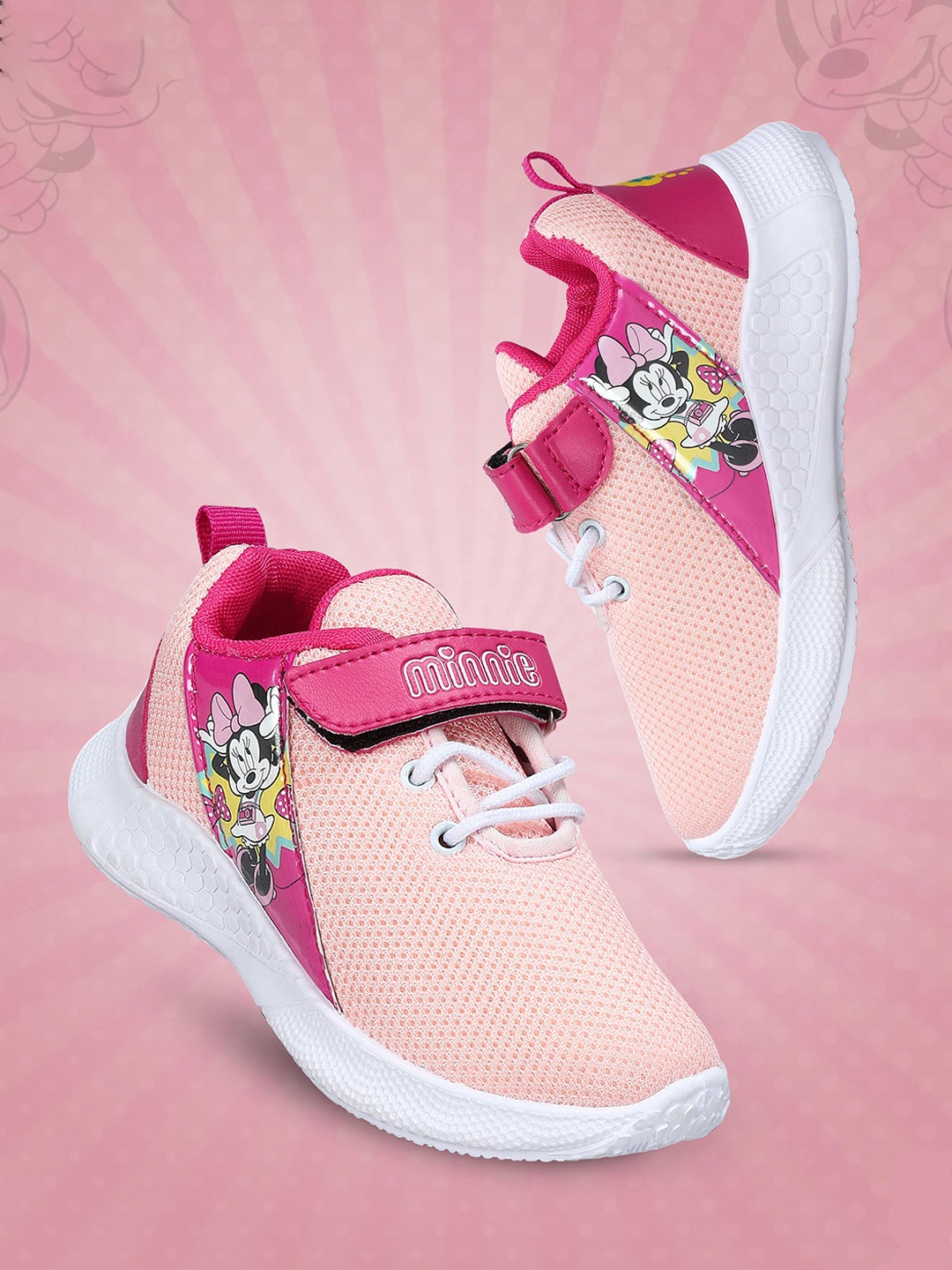 

Paragon Girls Printed Sneakers, Peach