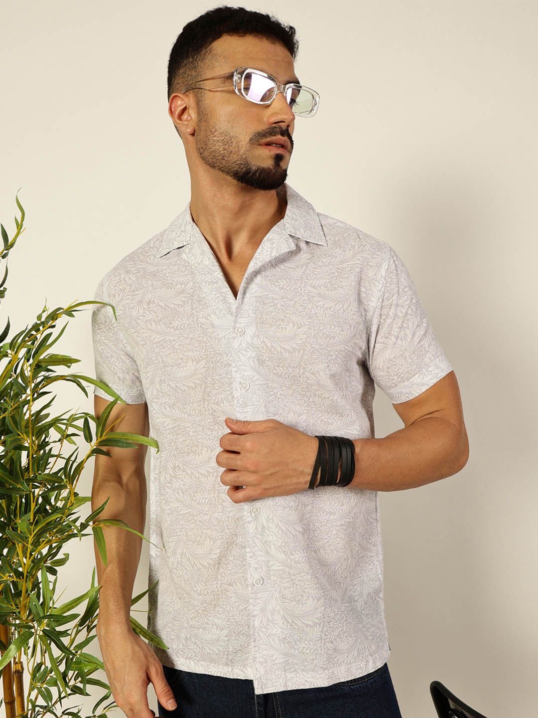 

THE BEETEL HOUSE Men Relaxed Opaque Casual Shirt, Grey