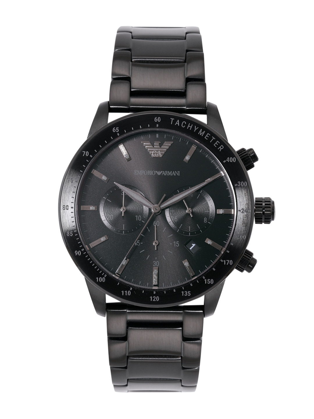 

Emporio Armani Men Analogue Chronograph Watch AR11242I, Black