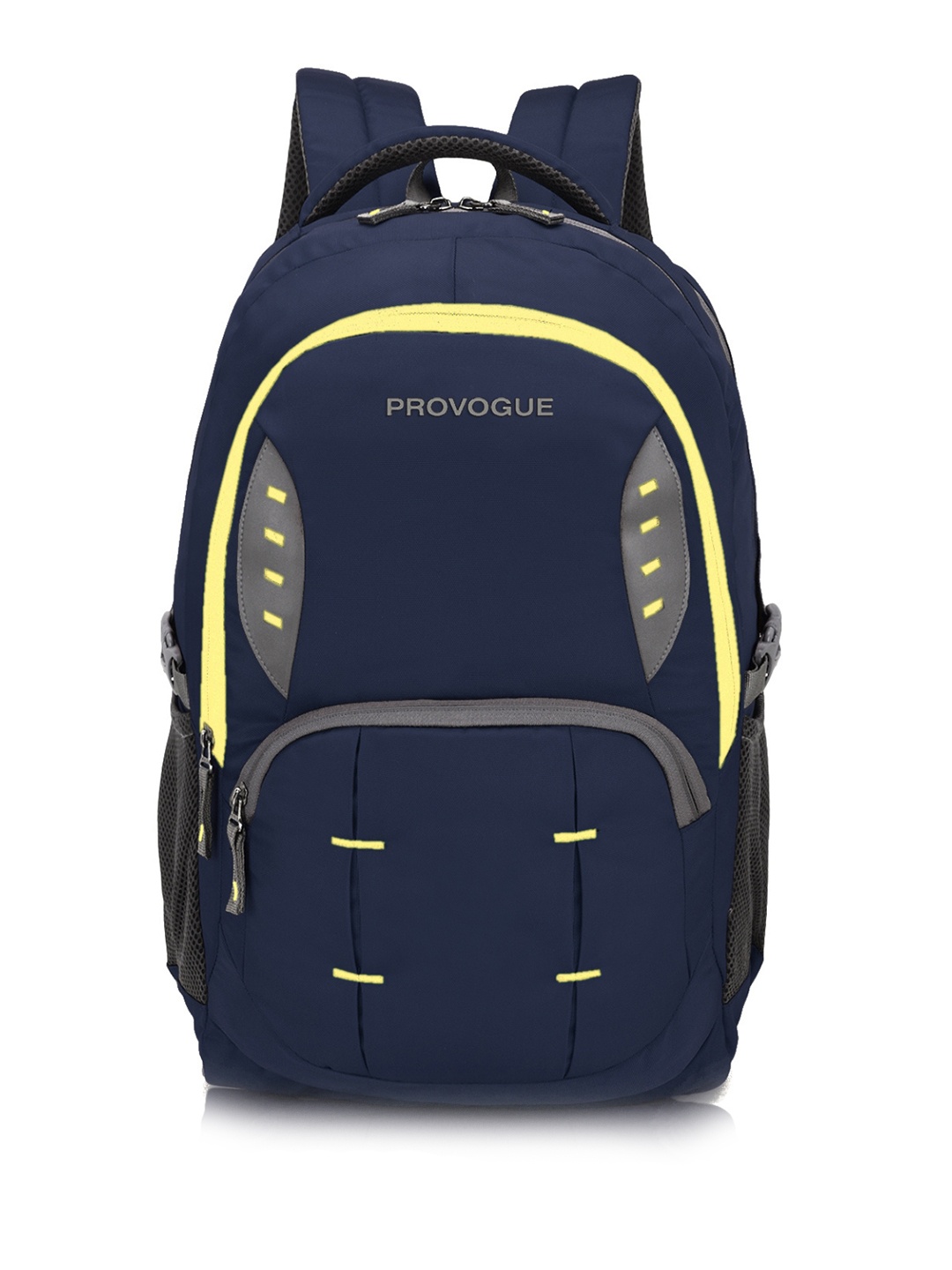 Provogue Unisex Backpack with Compression Straps, Navy blue