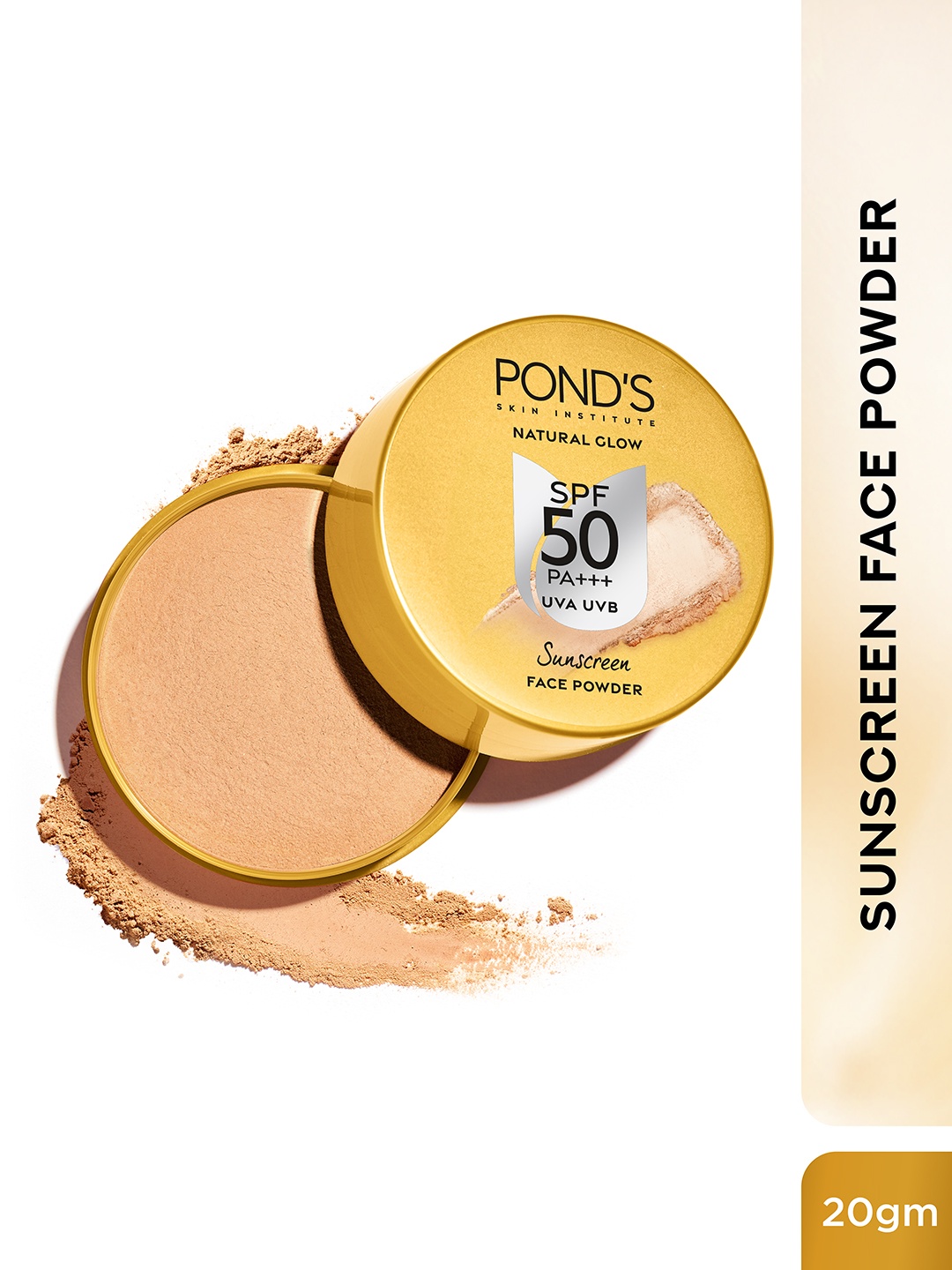 

Ponds SPF50 UVA/B PA+++ Sunscreen Face Powder for Oily Skin - 20g, Beige