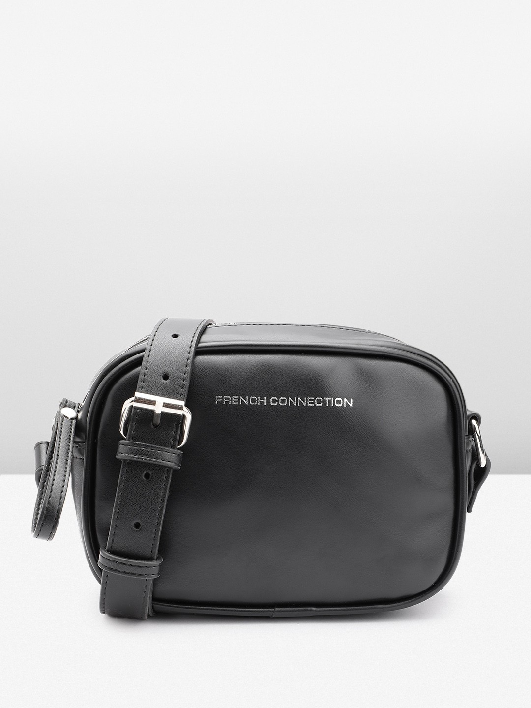 

French Connection PU Sling Bag, Black