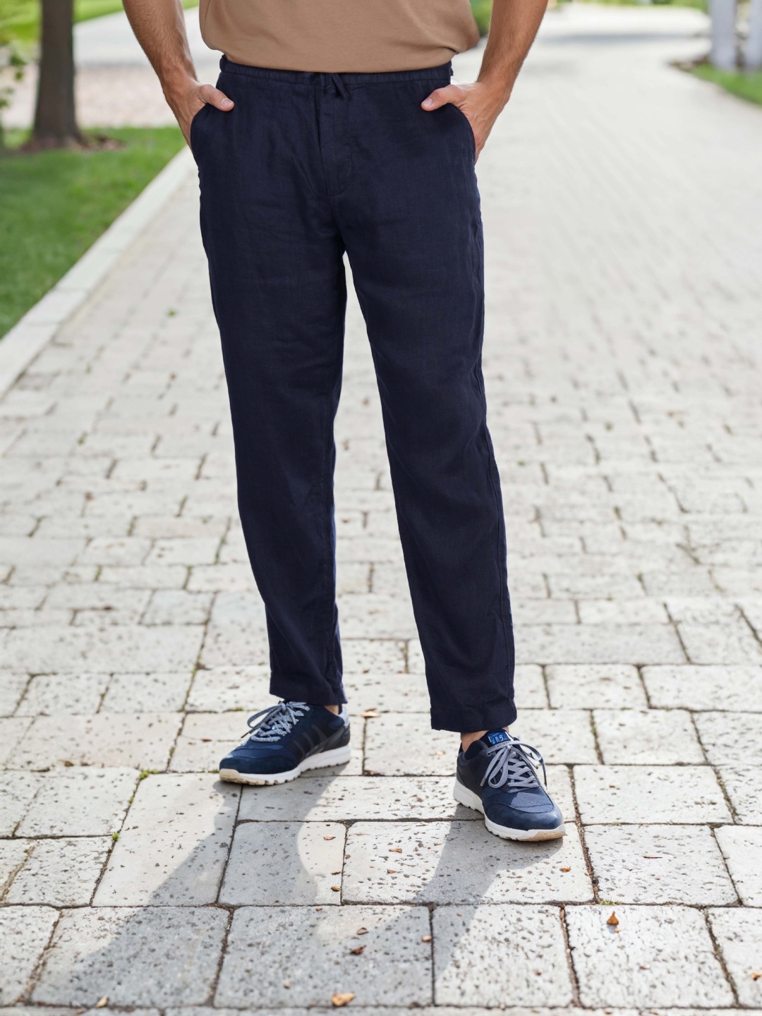 

Celio Men Easy Wash Trousers, Navy blue
