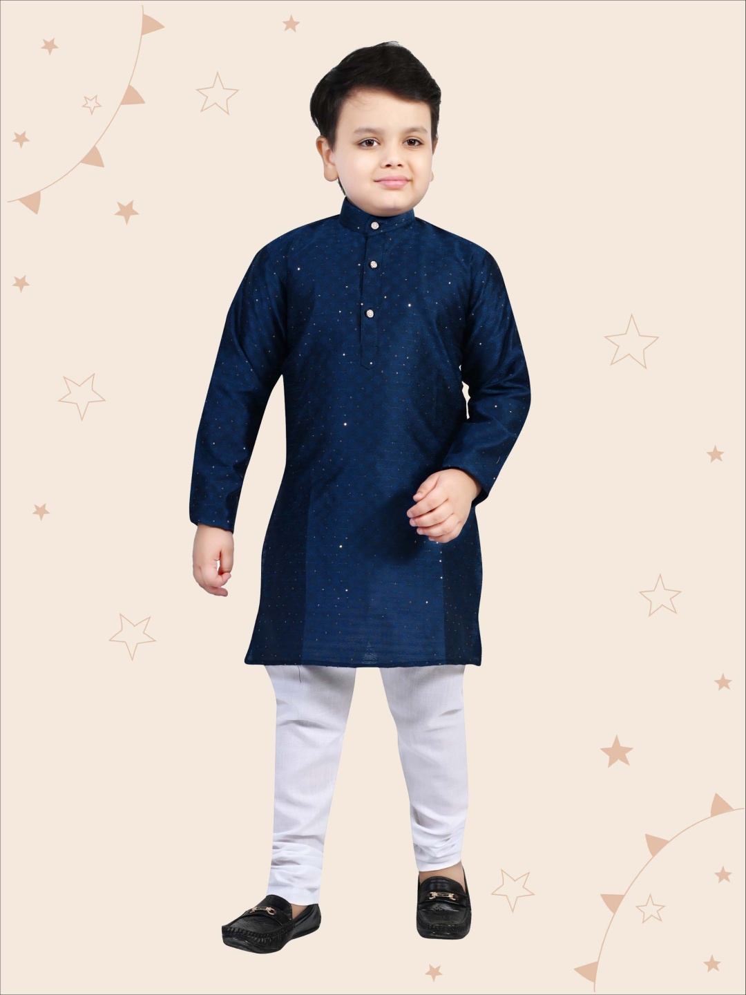 

Kidotsav Boys Kurta with Pyjamas &, Blue