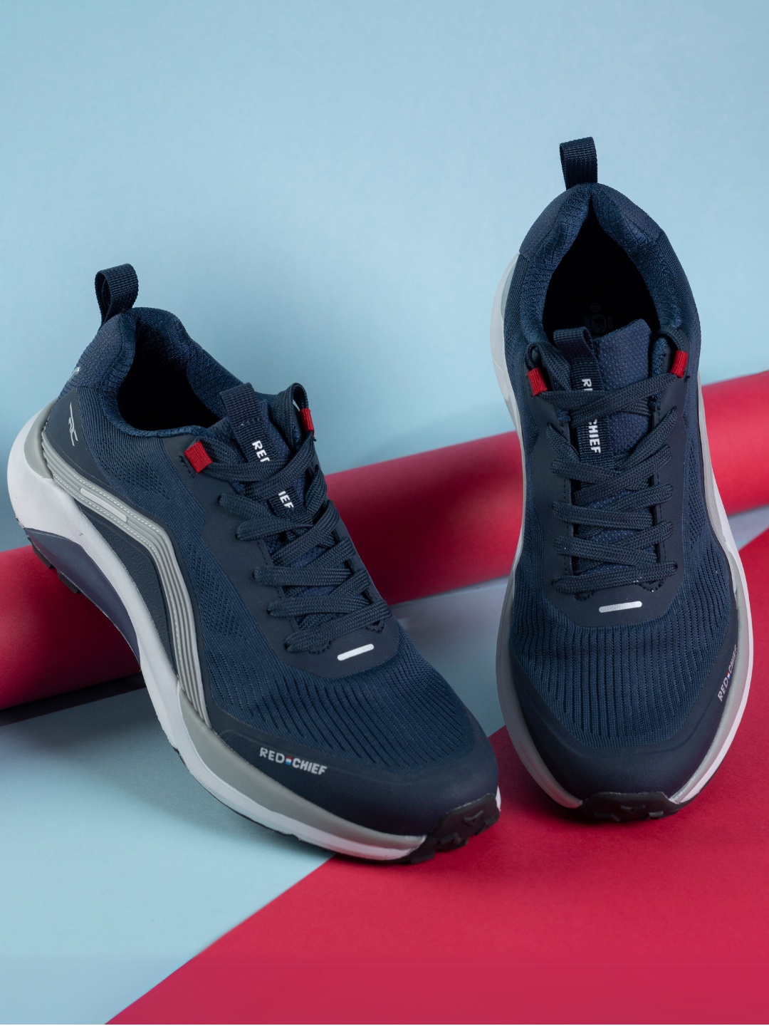 

Red Chief Men Mesh Walking Non-Marking Shoes, Blue