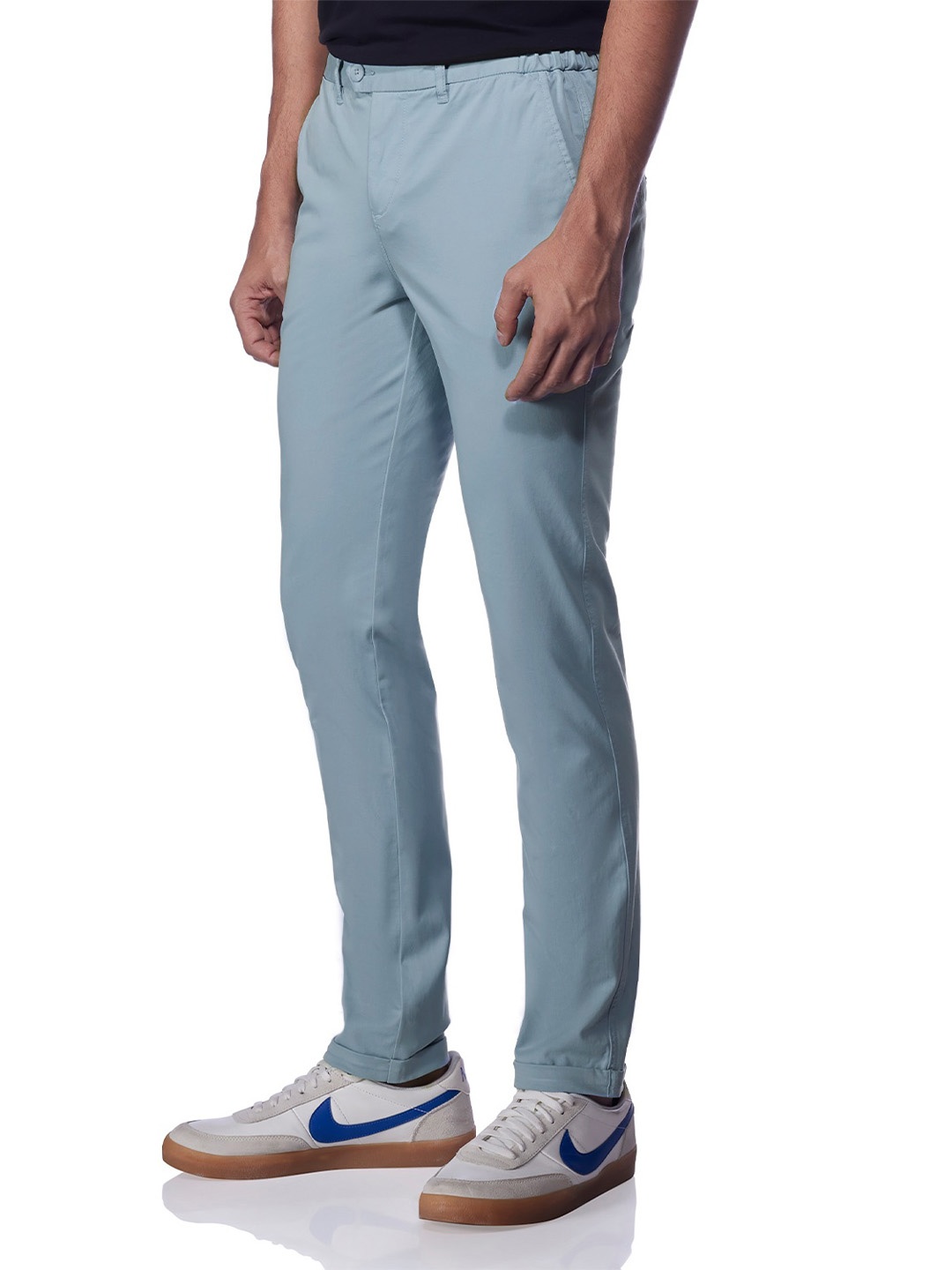 

Bombay Shirt Company Men Vintage Day Casual Chinos, Blue