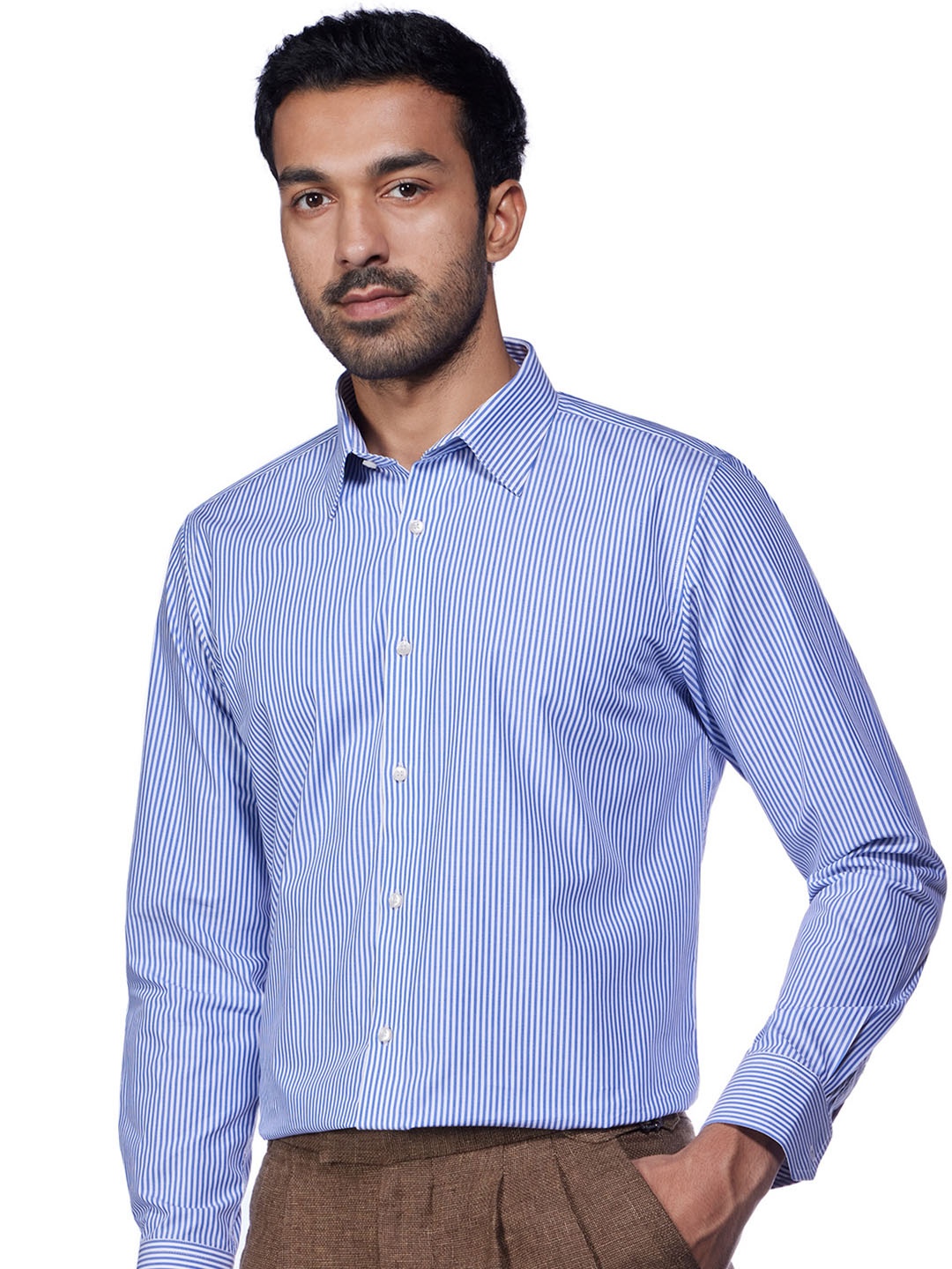 

Bombay Shirt Company Men Opaque Casual Shirts, Blue