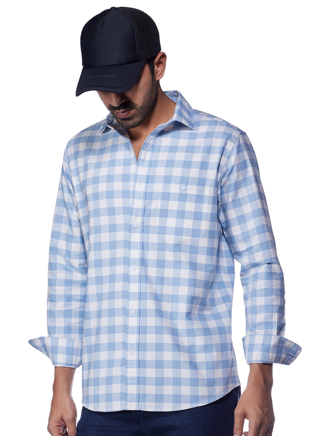 

Bombay Shirt Company Men Opaque Casual Shirts, Blue