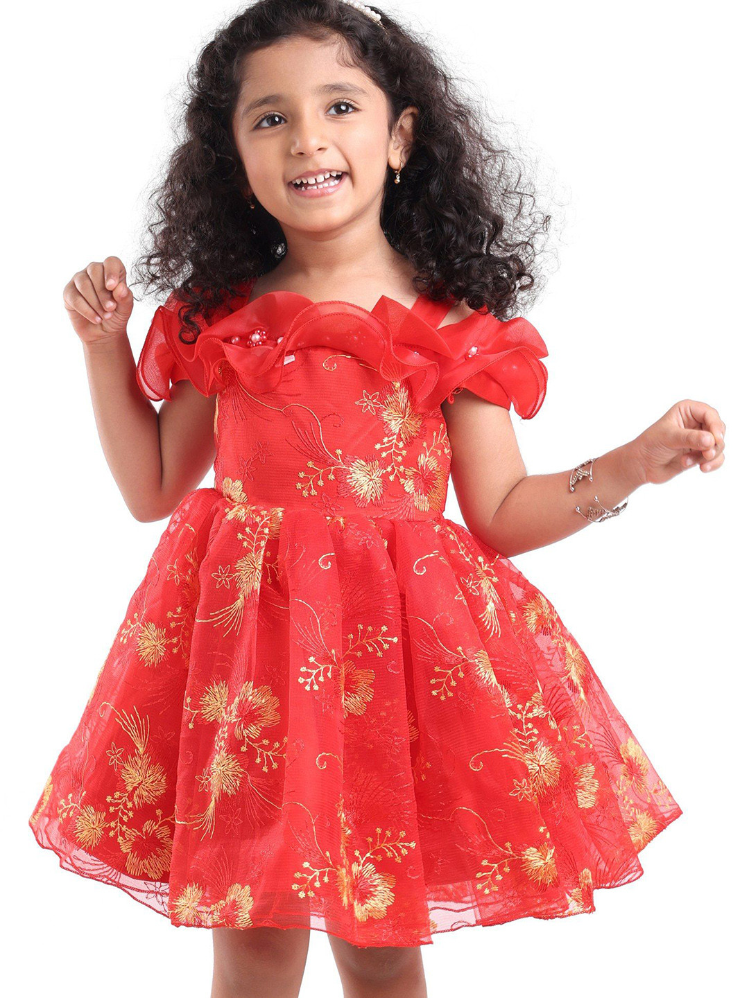 

Mark & Mia Floral Print Fit & Flare Dress, Red