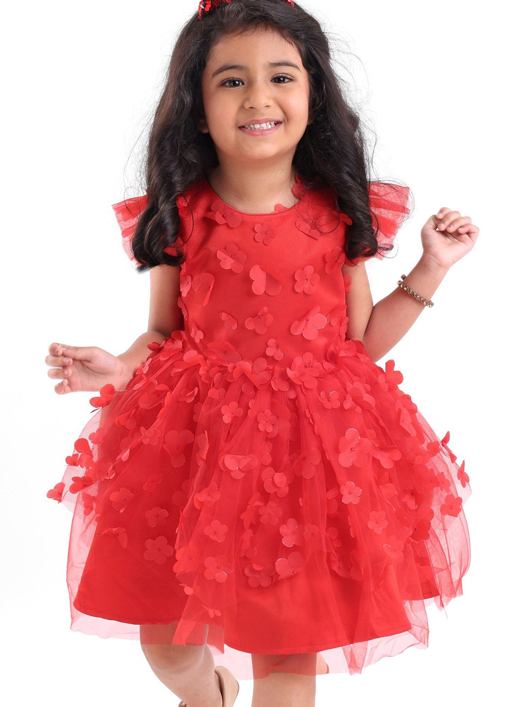 

Mark & Mia Fit & Flare Dress, Red