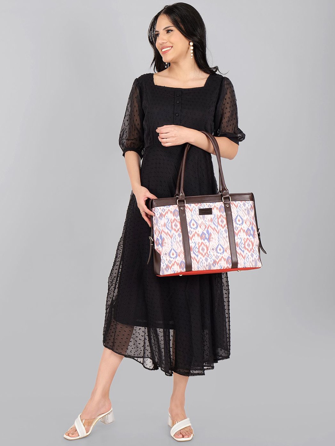 

Anouk Printed Shopper Shoulder Bag, Multi