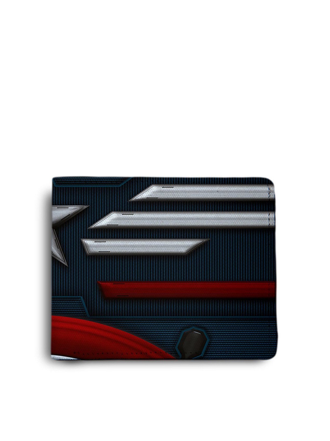 

ShopMantra Men Printed PU Two Fold Wallet, Black