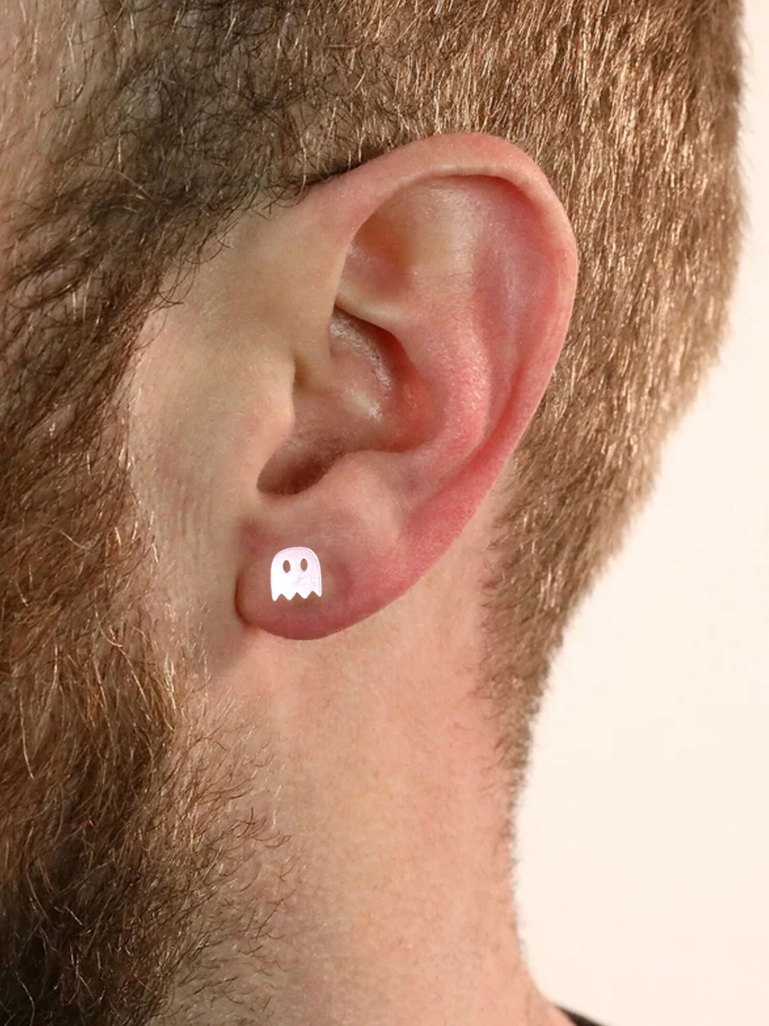 

Goldnera Contemporary Studs Earrings, Silver
