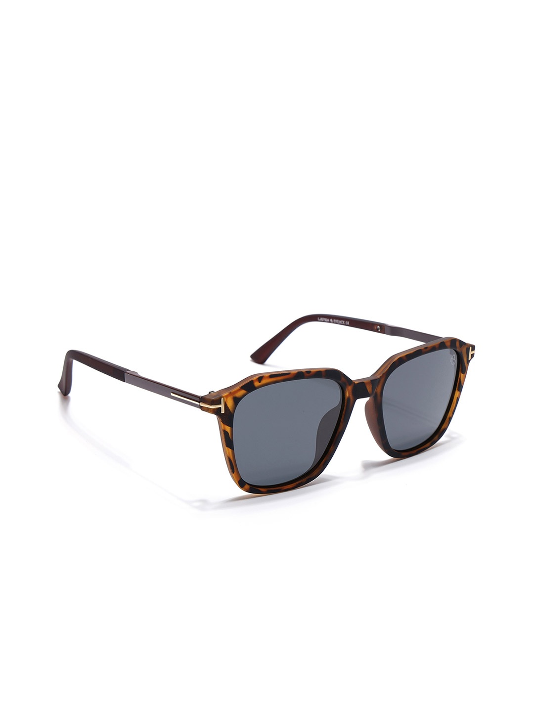 

Eyejack Unisex Square Sunglasses with Polarised and UV Protected Lens, Black