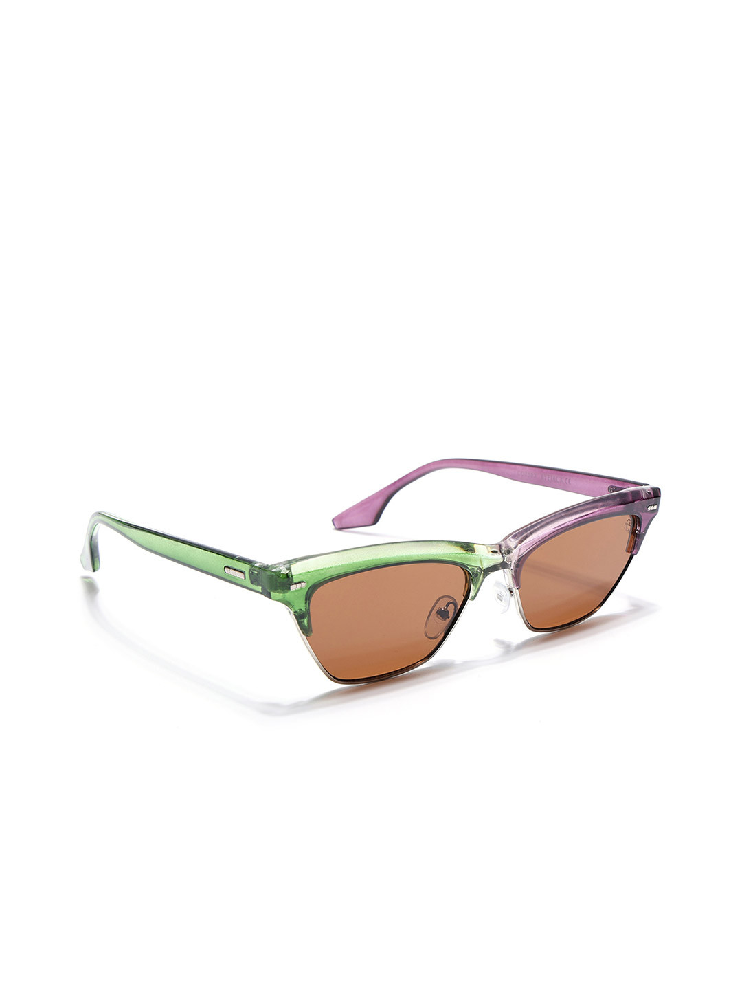 

Eyejack Women Cateye Sunglasses with UV Protected Lens, Brown