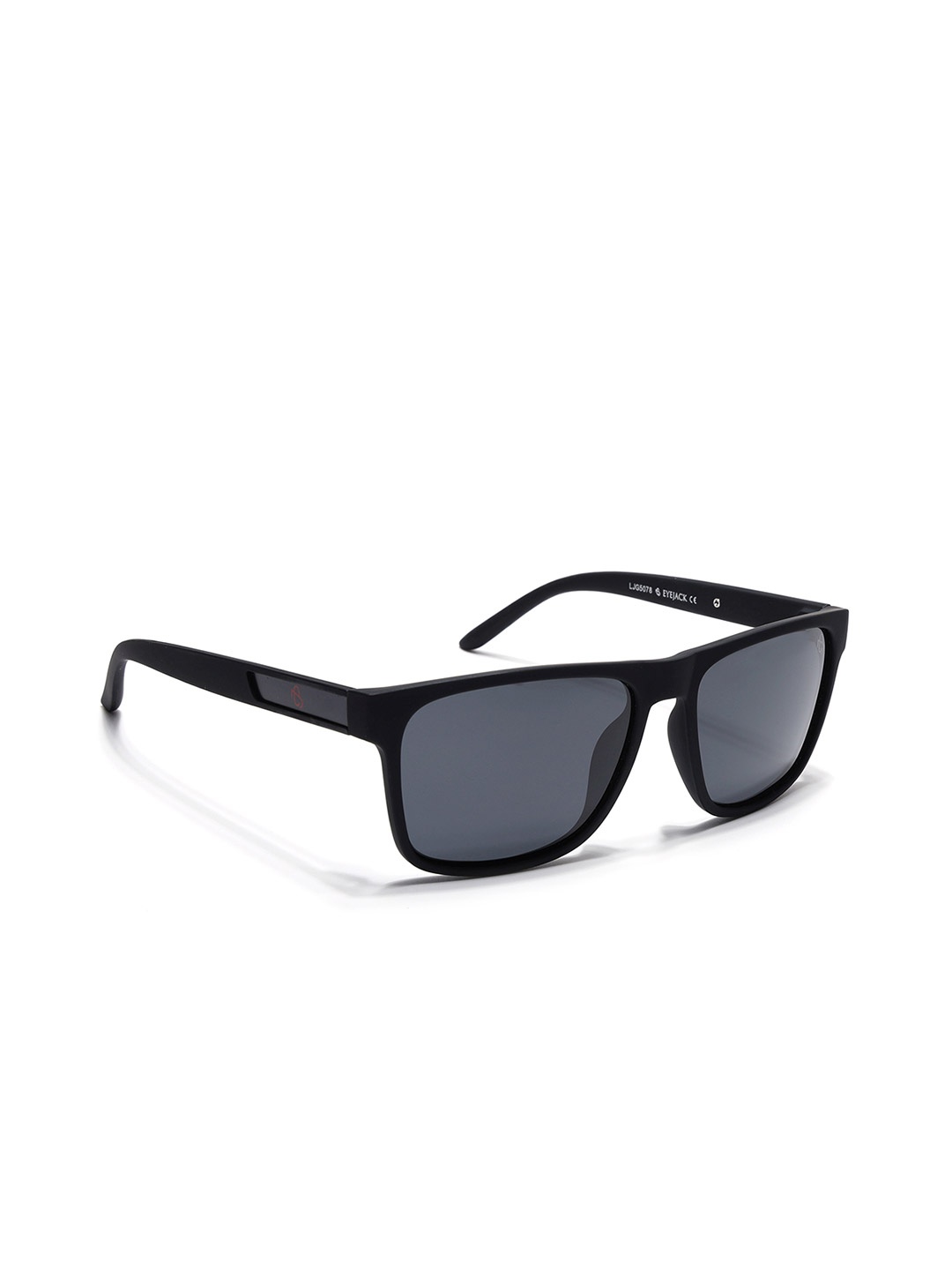 

Eyejack Unisex Wayfarer Sunglasses with Polarised and UV Protected Lens, Grey