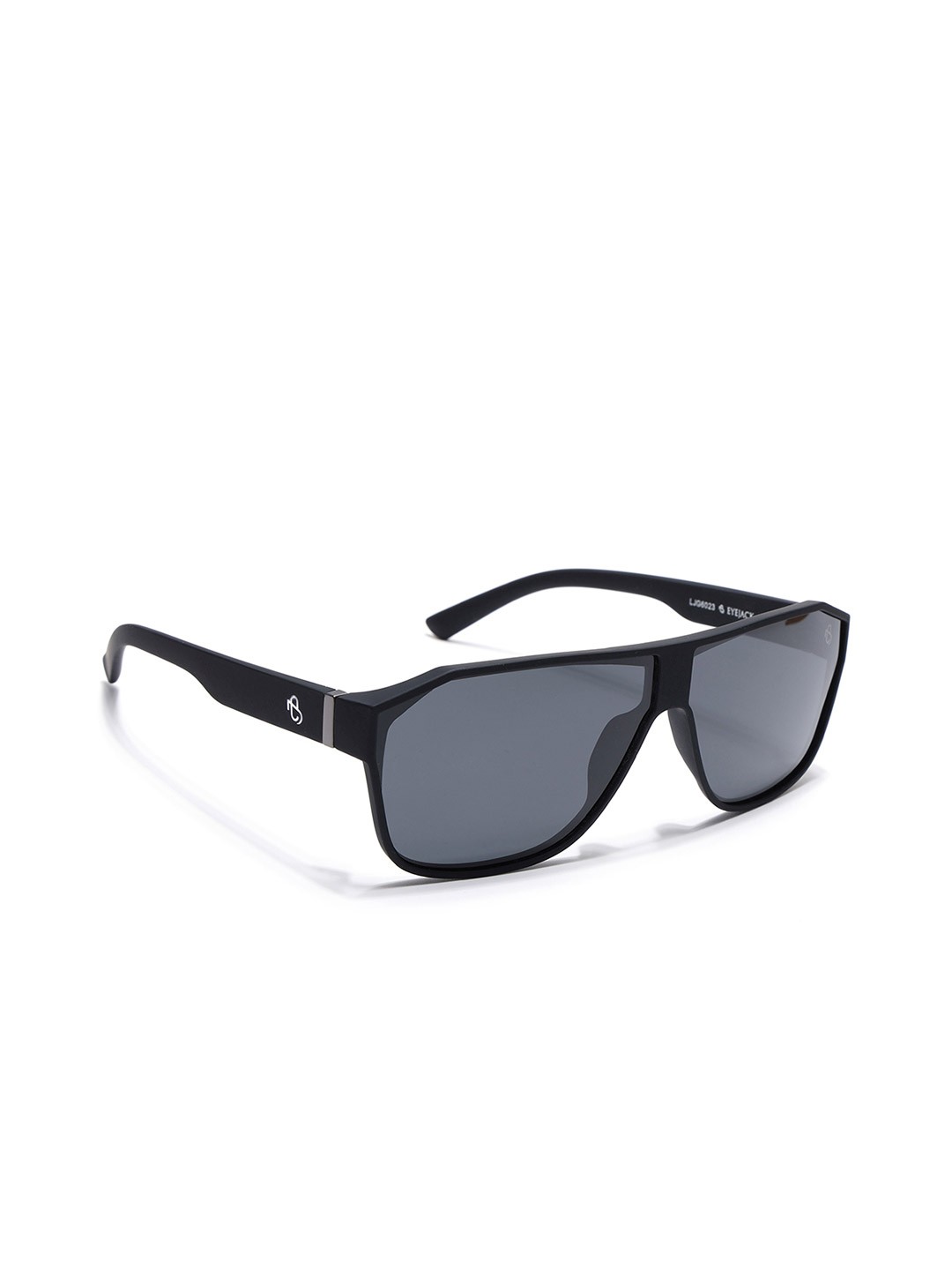 

Eyejack Unisex Oversized Sunglasses with Polarised and UV Protected Lens, Black