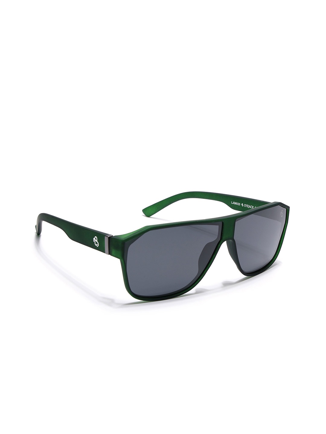 

Eyejack Unisex Oversized Sunglasses with Polarised and UV Protected Lens, Black