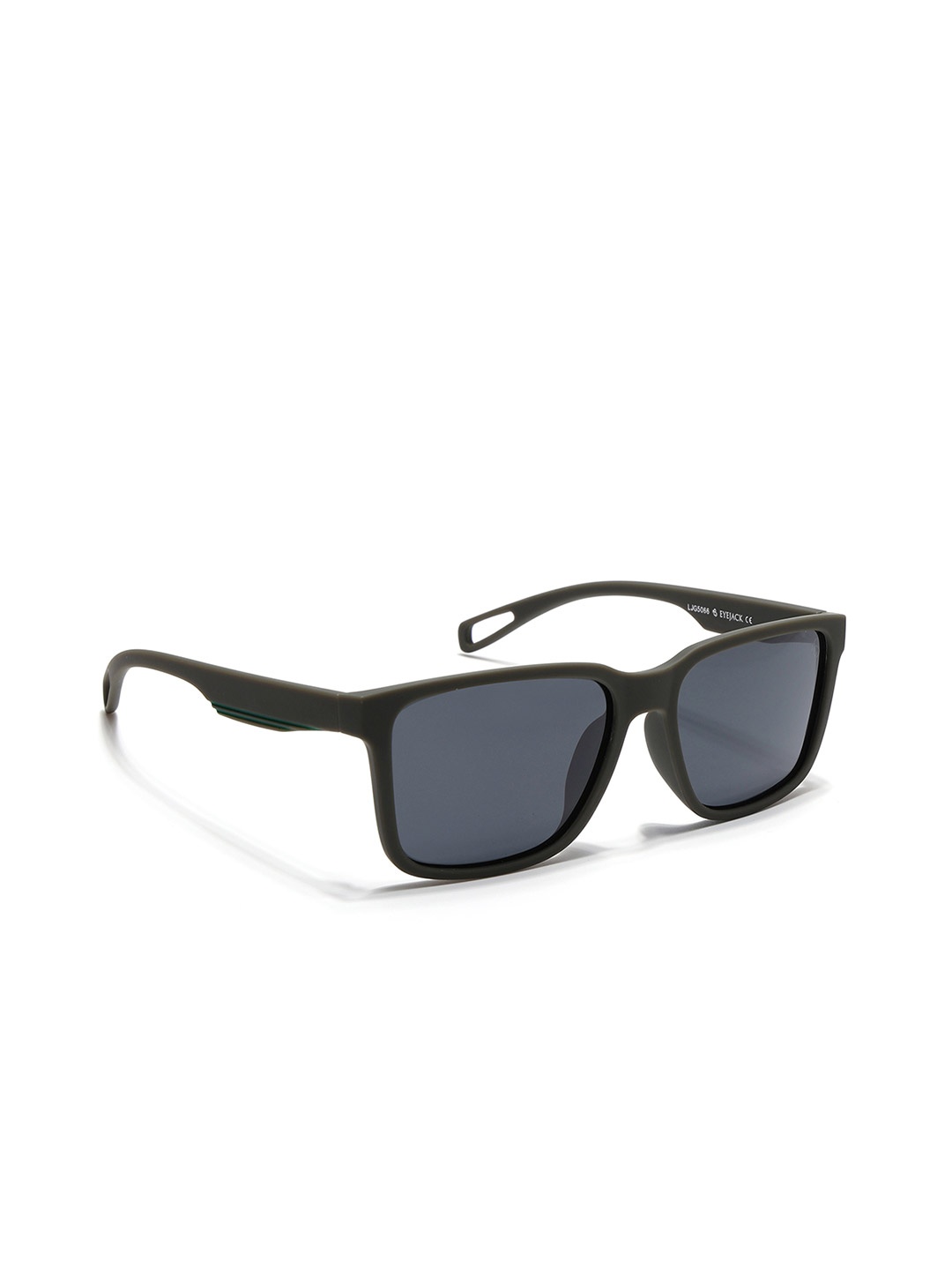 

Eyejack Unisex Wayfarer Sunglasses with Polarised and UV Protected Lens, Black